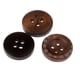 thumbnail image 4 of 50 Pedazos de de Costura de Madera Accesorio de Bricoje 15mm Sunnimix Botones de artesanía de madera, 4 of 7