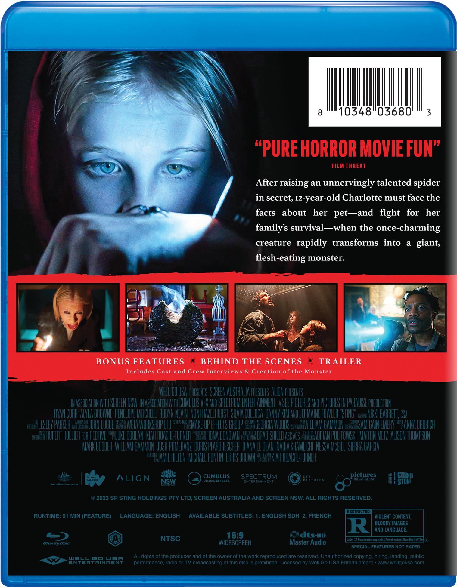無料配達 (Blu-ray), Sting Well Walmart.com - Horror USA, Go ミュージック