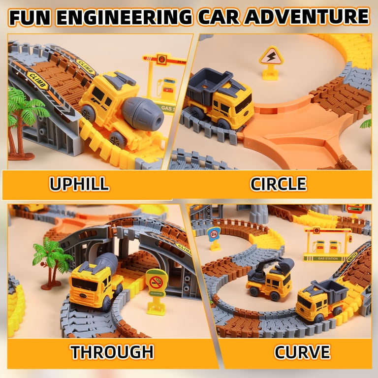 WeFone Construction Race Track Toy 281-Piece Set photo 2