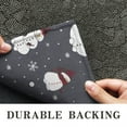 thumbnail image 6 of Dark Christmas Snowman Pattern Door Rugs,Washable Non Slip Door Mats Indoor,Decorative Door Mats,Entry Mat Indoor for Entrance,Bedroom,Kitchen,Bathroom,16"x24", 6 of 6