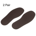 thumbnail image 3 of Uxcell 2Pair Shoe Rubber Full Sole Repair 4mm Thickness Replacement Bottom Non Slip for Leather Shoes, Brown, 3 of 5