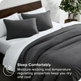 thumbnail image 3 of Bare Home Linen Duvet Cover and Sham Set, 3 of 7