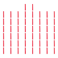 thumbnail image 1 of Barra LED Tubo Intermitente Esponja Suministros para Fiestas Bodas Festivales (rojo), 1 of 5
