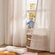 thumbnail image 4 of Cortinas de lino navideñas Jinchan a rayas con forma de caramelo, 214 cm, 2 paneles, 4 of 9