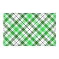 thumbnail image 2 of CADecor cozy and pleasant Plaid Non-Slip Bath Rug Bath Mat Rug Doormat 30x18 inches, 2 of 3