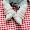 thumbnail image 4 of Bonario Baby Girls Boys Cotton Boots Newborn Winter Cozy Fleece Booties Infant Socks Shoes for 3-18 Months, 4 of 7