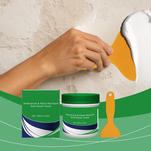 Wall Paste Effectively Cracks And Holes. Easy To Apply And Dries Quickly. A Must Have For DIY Home Repairs. Durable And Won't Peel Off. All Purpose Drywall Patching Plaster Wall Wall Hole Filler Spray