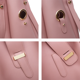 thumbnail image 2 of Set 3 Bolsas Bandolera Dama Mujer Cosmetiquera Cartera Borla Xtellar Color Rosa, 2 of 4
