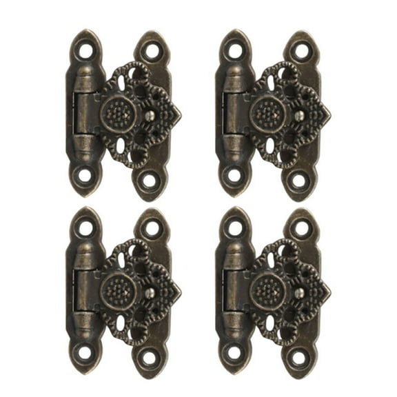 4PCS Zinc Alloy Antique Bronze/Gold Jewelry Box Latch Lock Clasp Hasp Buckle for Suitcase Cabinet Wooden Box Hardware