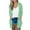 Green, variant on zbxnLI Women's 3/4 Sleeve Cardigans Lightweight Open Front Button down Cardigan Outwear with Pockets