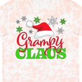 thumbnail image 4 of Inktastic Grampy Claus with Christmas Santa Hat and Snowflakes T-Shirt, 4 of 5