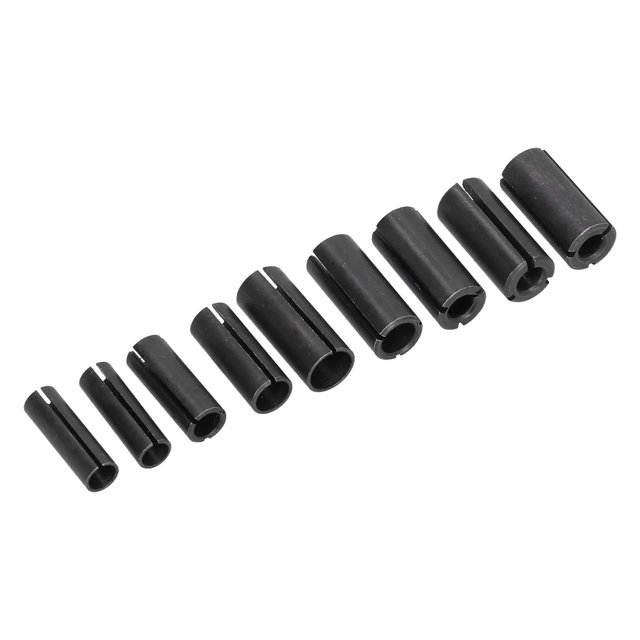 Adaptador de mandril de enrutador, 9 piezas, convertidor de brocas CNC, convertidor de brocas de enrutador, funcionalidad inteligente
