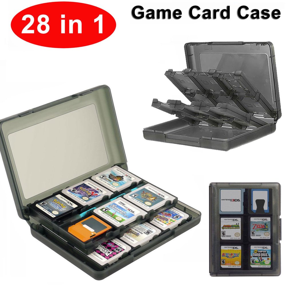 28in1 Game Card Case Holder Cartridge Storage Solution Box for