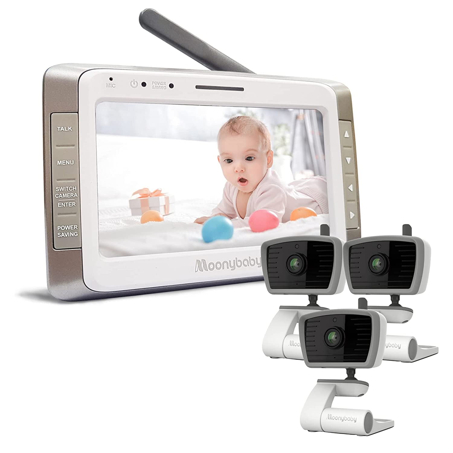 Baby monitor with 3 cheap cameras