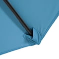 thumbnail image 5 of Furniture of America Vast 9' Outdoor Patio Round Market Umbrella with Tilt and Crank, Sherpa Blue, 5 of 5