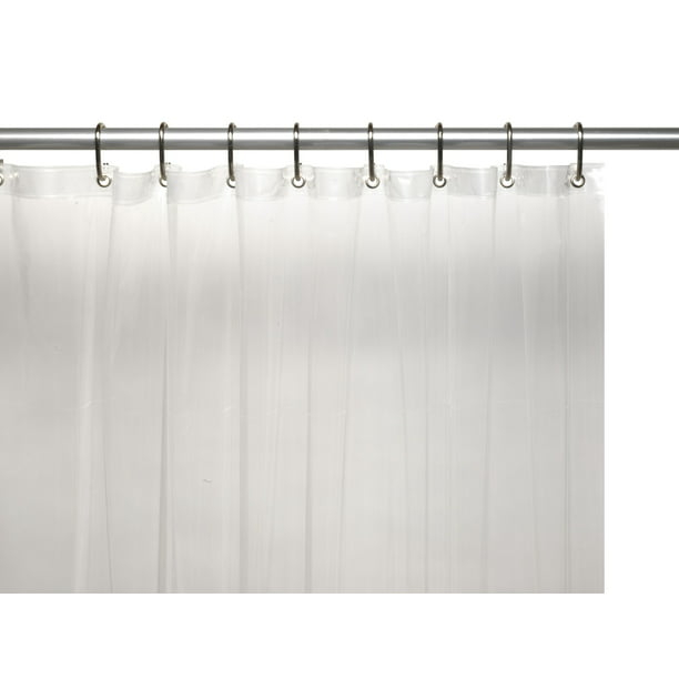 Extra Wide Vinyl Shower Curtain Liner, 108 X 72 Shower Curtain