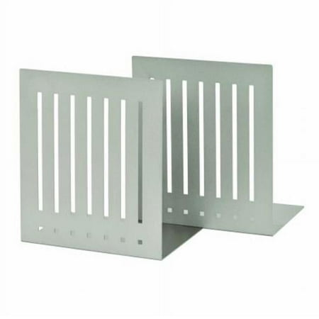 STEELMASTER 241100050 Heavy Duty 10 inch Bookend - Silver