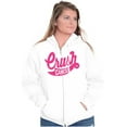 thumbnail image 4 of Crush Brest Cancer BCA Warrior Zip Hoodie Sweatshirt Women Brisco Brands M, 4 of 6