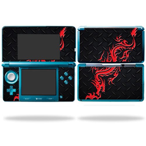 Skin MightySkins compatible con Nintendo 3DS Wrap Sticker Skins Red Dragon