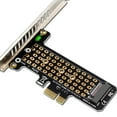 thumbnail image 2 of Placa adaptadora SSD M.2 NVME a PCI-E X1 compatible con PCI-E4.0/3.0 (deflector alto), 2 of 9