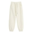 thumbnail image 1 of Men's New Casual Trend Solid Color Corduroy Drawstring Pants Large Size Pants, 1 of 8