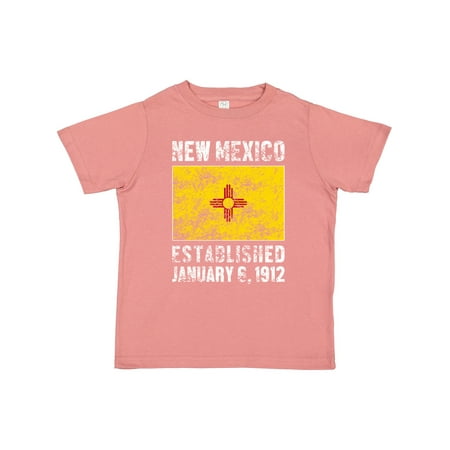 

Inktastic Established January 6 1912 New Mexico Flag Gift Toddler Boy or Toddler Girl T-Shirt