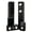 Black Ash, variant on Fluance Reference Surround Sound Home Theater 5.0 Channel Speaker System including 3-Way Floorstanding Floorstanding Towers, Center Channel, and Rear Surround Speakers - Walnut (XL8HTBW)
