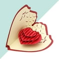 thumbnail image 1 of WRISTBIQUE Red 3D Memory Card Creative Valentine's Day Anniversary Greeting Card for Lover, 1 of 8