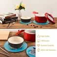 thumbnail image 6 of SKYSONIC Cute 3D Dog Cat Pot Holders Trivets, 2 Pcs Heat Resistant Trivets,Blue Style Cotton Thread Weave Mats for Hot Pads Pans Pot Bowl Teapot for Kitchen Decor, 6 of 7