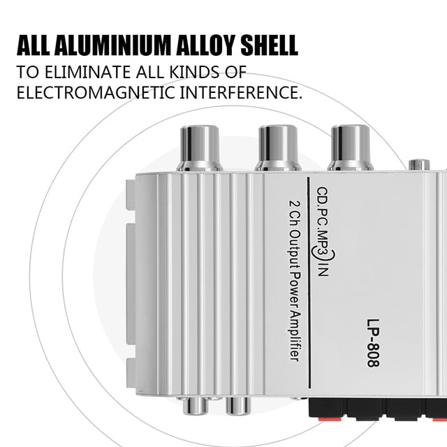 Amplificador de Potencia de Audio Digital Bling Bling Mini 20W Estéreo 2 Canales