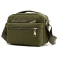 thumbnail image 1 of Bolsa bandolera multibolsillos de hombro de moda suave para fiesta (verde militar) Likrtyny Para Estrenar, 1 of 4