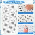 thumbnail image 4 of Miangastore 2500pcs Number Stickers 1-100 Consecutive Round Labels Self-Adhesive Small Decals for Organizing Storage Boxes Office School Supplies, 4 of 8