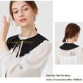 thumbnail image 5 of LoudSung Fake Collar Shawl Detachable Blouse False Collar Cape Collar Wrap Multiple Styles Top Elegant for Women Girls, 5 of 7
