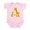 Petal Pink, variant on CafePress - Mother And Child Giraffe Infant Bodysuit - Baby Light Bodysuit, Size Newborn - 24 Months