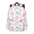 thumbnail image 2 of Disketp Easter Colorful Rabbit Mochila Escolar de Gran Capacidad y Peso Ligero, Mochila de Viaje Ideal para Escuela, Trabajo y Uso Diario, Cómoda y con Estilo, 2 of 8