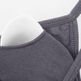 thumbnail image 5 of Gytharion Women's Ribbed Sports Bras Solid Color Wide Straps Flexible Support Seamless Bras Workout Comfort Wireless Bras, 5 of 7