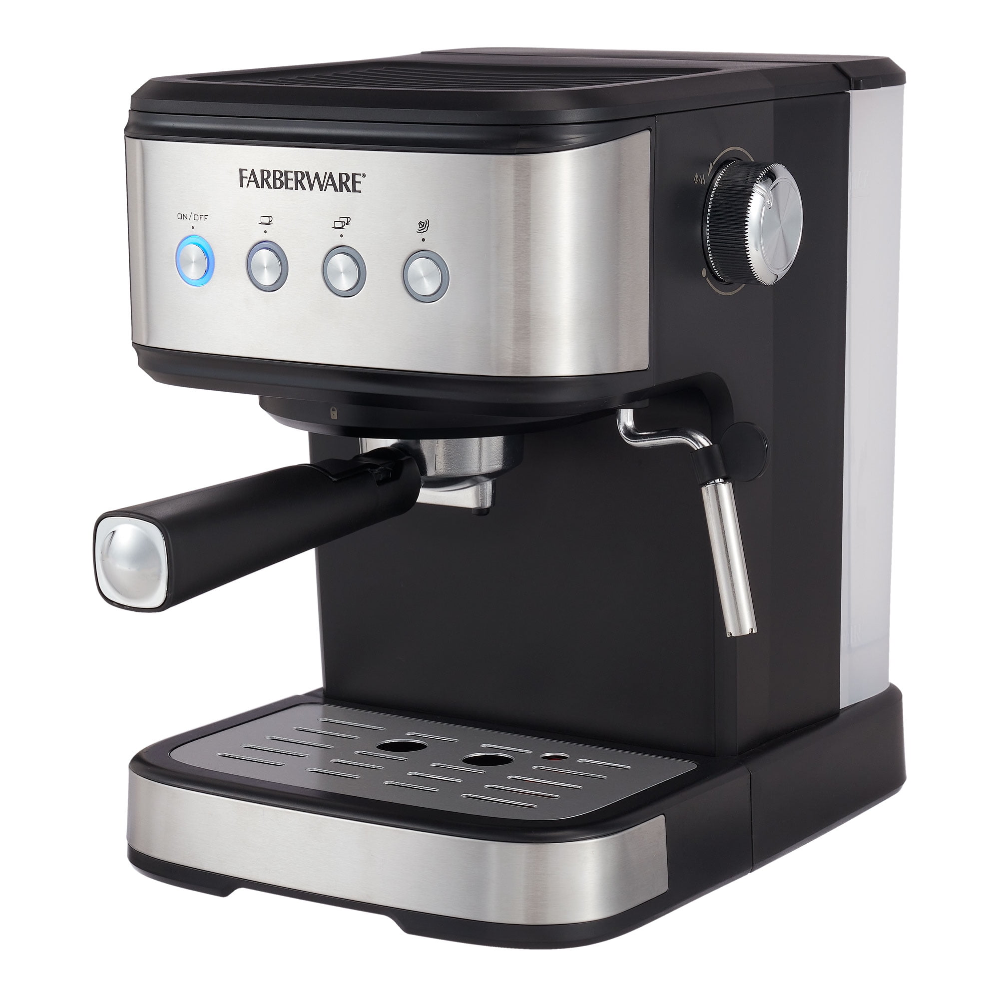 Farberware 1.5L 20 Bar Espresso with Removable Water Tank, and Black - Walmart.com