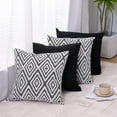 thumbnail image 7 of Wehilion Decorative Throw Pillow Covers Set of 2/4 Couch Pillows Linen Cushion Cover for Couch Sofa Living Room, 18"x18" inch, 7 of 7