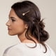 thumbnail image 2 of 3 pinzas para el pelo con forma de concha marina, pasadores dorados de metal para el pelo, accesorios para el pelo de playa, coleta, moño para mujeres y niñas., 2 of 6
