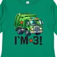 thumbnail image 4 of Inktastic 3rd Birthday Garbage Truck Party Boys Long Sleeve Toddler T-Shirt, 4 of 5