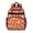 Black-54, variant on Monstera Student Backpack Studentss Tropical Floral Hawaiian Print Jungle Leaves Exotic Summer Beach Hibiscus Botanical Lightweight Durable Chest Strap