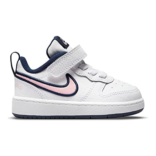 Nike Court Borough Low SE1 White Midnight Navy Pink Glaze 9T Walmart