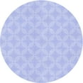 thumbnail image 1 of Ahgly Company Machine Washable Indoor Square Transitional Heavenly Blue Area Rugs, 3' Square, 1 of 7