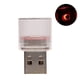 thumbnail image 3 of Monstrate Mini coche luz USB 1W LED Interior ambiente lámpara ambiente dormitorio interior portátil conducción iluminación luz roja Luz roja 20piezas, 3 of 6