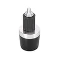 thumbnail image 4 of 2pcs Silver Tone Universal 18mm Motorcycle Handlebar End Caps Plug CNC Aluminum Alloy, 4 of 7