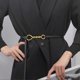 thumbnail image 5 of Retro Feamle Leather Belt Fashionable Twists Buckle Belts for Dressing, 5 of 5
