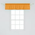 thumbnail image 2 of Ambesonne Grapefruit Window Valance, Round Slice Citrus Fruit, 42" x 12", Orange and Earth Yellow, 2 of 3