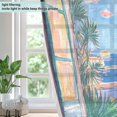 thumbnail image 4 of Yayeee Window Curtains Light Filtering 63"x42" Grommet Panel Pair Home Living Room Decor, Sea Window, 4 of 7