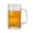 500ML A, variant on KGJQ Beer Mug, 500ml Large Capacity Glass Cup, with Thickened Wall And Durable Handle Design, Clear Beer Cup for Drinking And Juice Enjoyment