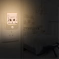 thumbnail image 2 of Yayeee 2-Pack Plug in LED Night Lights with Light Sensors Motion Detectors, White Cat, 2 of 7